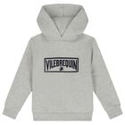 توب أولاد هودي بالشعار باللون الرمادي, 1, hi-res